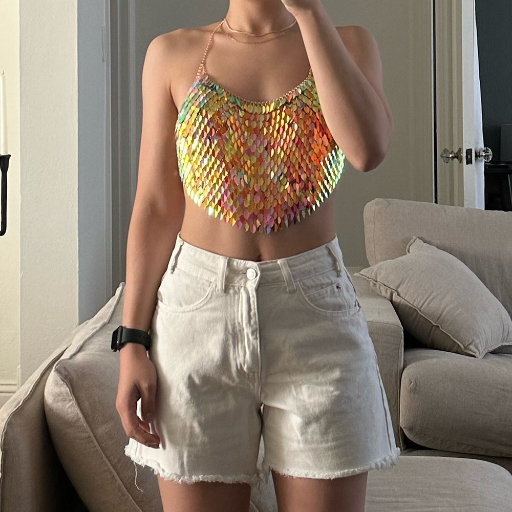 Dragonscale Rainbow Top